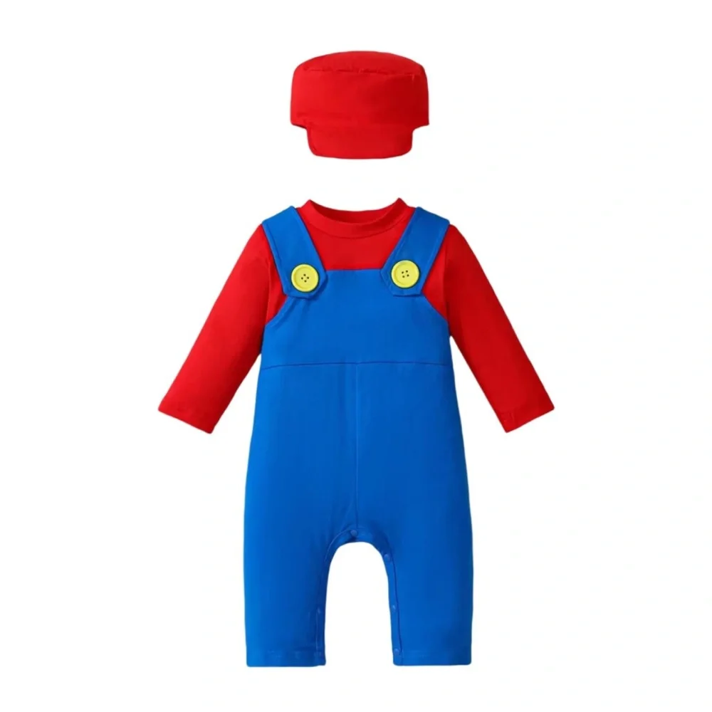 Mario Themed Costume Size 0-3 Months